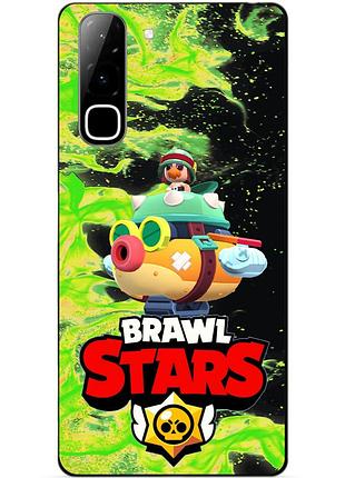Чехол силиконовый бампер для infinix hot 70 (x6895) с героем бравл хэнк brawl