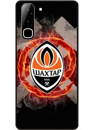 Чехол силиконовый бампер для infinix hot 70 (x6895) с рисунком шахтер донецк
