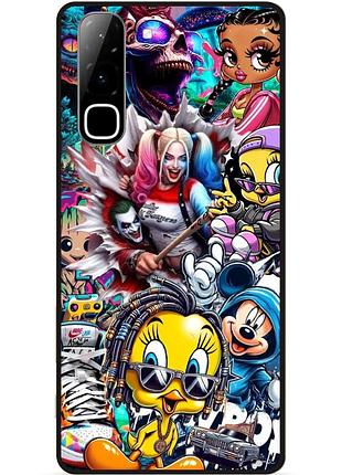 Чехол силиконовый бампер для infinix hot 70 (x6895) твити disney