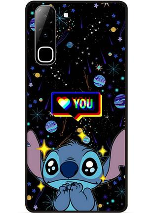 Силіконовий бампер чохол для infinix hot 70 (x6895) стіч stitch