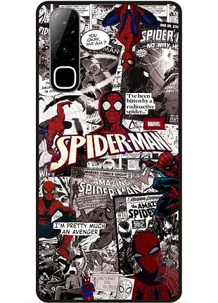 Силіконовий чохол бампер для infinix hot 70 (x6895) spider man людина-павук
