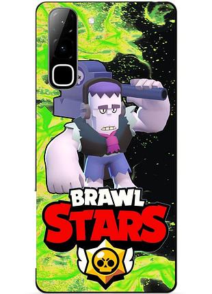 Чехол силиконовый бампер для infinix hot 70 (x6895) с героем бравл фрэнк brawl