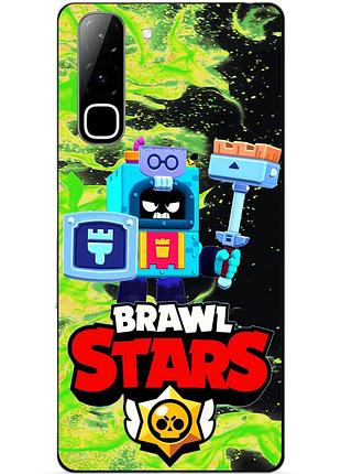 Силіконовий бампер чохол для infinix hot 70 (x6895) з героєм бравл еш brawl