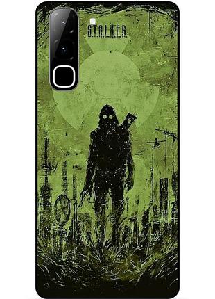 Силіконовий бампер чохол для infinix hot 70 (x6895) з малюнком stalker сталкер