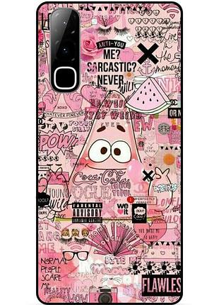 Силиконовый чехол для infinix hot 70 (x6895) с рисунком губка боб sponge bob