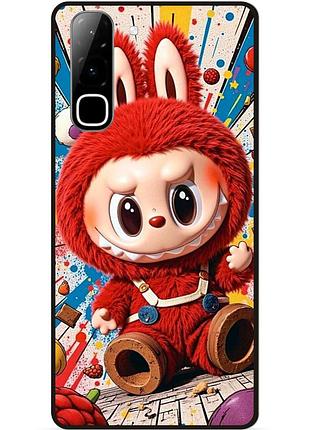 Силіконовий бампер чохол для infinix hot 70 (x6895) з малюнком labubu лабубу