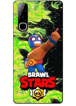 Чехол силиконовый бампер для infinix hot 70 (x6895) с героем бравл эль примо brawl