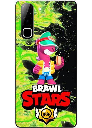 Чехол силиконовый бампер для infinix hot 70 (x6895) с героем бравл даг brawl