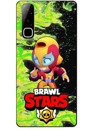 Силіконовий бампер чохол для infinix hot 70 (x6895) з героєм бравл макс brawl
