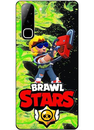 Чехол силиконовый бампер для infinix hot 70 (x6895) с героем бравл бастер brawl