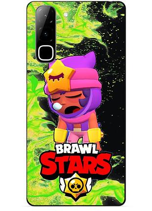 Чехол силиконовый бампер для infinix hot 70 (x6895) с героем бравл сэнди brawl