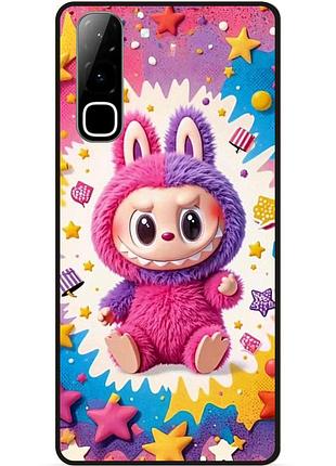 Силіконовий бампер чохол для infinix hot 70 (x6895) з малюнком labubu лабубу