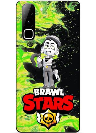 Чехол силиконовый бампер для infinix hot 70 (x6895) с героем бравл грей brawl