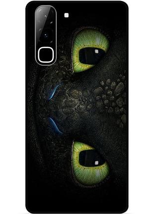 Силиконовый чехол для infinix hot 70 (x6895) с картинкой как приручить дракона