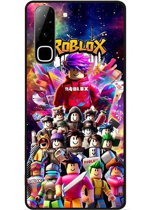Силіконовий чохол бампер для infinix hot 70 (x6895) з картинкою roblox роблокс