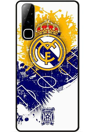 Чехол силиконовый бампер для infinix hot 70 (x6895) с рисунком реал мадрид real madrid