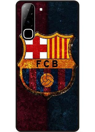 Чехол силиконовый бампер для infinix hot 70 (x6895) с рисунком барселона barcelona