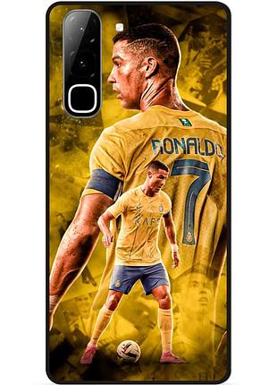 Силіконовий чохол бампер для infinix hot 70 (x6895) з малюнком роналдо аль наср ronaldo