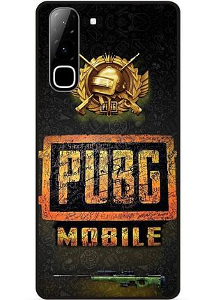 Силиконовый чехол бампер для infinix hot 70 (x6895) с картинкой пабг puвg