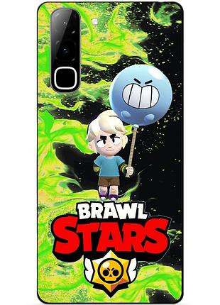 Чехол силиконовый бампер для infinix hot 70 (x6895) с героем бравл гас brawl