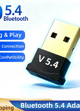 Usb bluetooth 5.4 адаптер приймач-передавач чорний