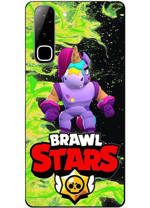 Силіконовий бампер чохол для infinix hot 70 (x6895) з героєм бравл беррі brawl