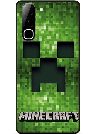 Силіконовий чохол бампер для infinix hot 70 (x6895) гра minecraft майнкрафт