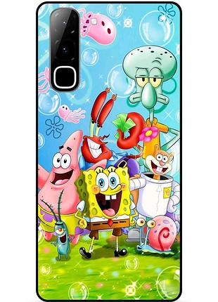 Силіконовий чохол для infinix hot 70 (x6895) з малюнком sponge bob губка боб