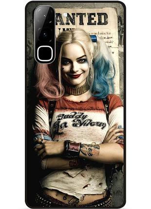 Силіконовий чохол бампер для infinix hot 70 (x6895) з малюнком харли квинн joker