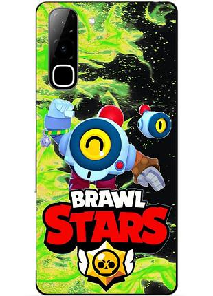 Чехол силиконовый бампер для infinix hot 70 (x6895) с героем бравл нани brawl