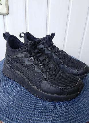 Женские высокие черные кроссовки puma pacer next mid sb, р36, 22,5см, оригинал