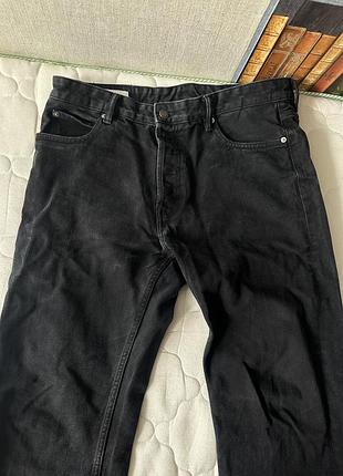 Джинси чоловічі класичні чорні zara розмір 36 європа