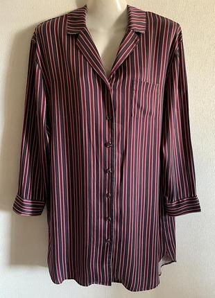 Beldona 🇨🇭 шёлковый халатик-рубашка • 92% silk • s 🍷