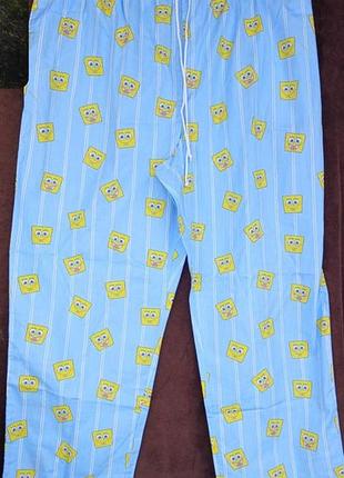 Штаны женские spongebob,  2xl, eur 50-52