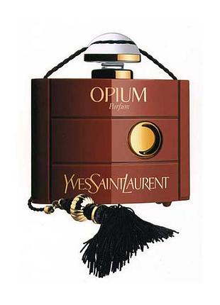 Колекційна вінтажна баночка від духів ysl opium