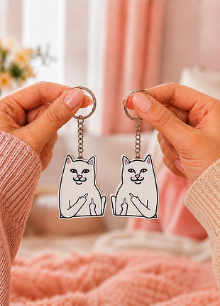Парные брелки коты 2