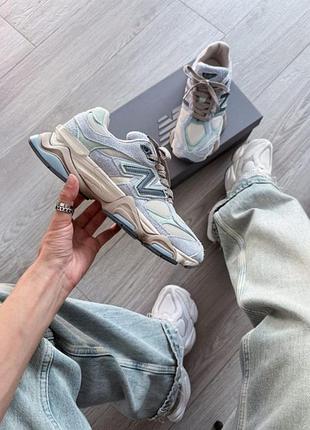 Женские кроссовки new balance 9060 arctic grey linen / smb+ 🔗