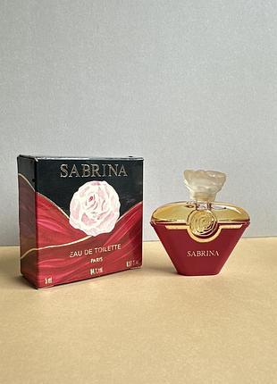 Рідкість! туалетна вода вінтаж мініатюра parfums sabrina sabrina