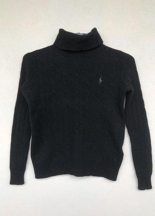 Жіночий вовняний джемпер кофта з високим горломpolo ralph lauren