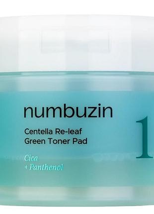 Тогер педи numbuzin - no.1 centella re-leaf green