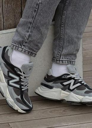 Мужские кроссовки new balance 9060 black grey / smb+ 🔗