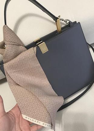 Невероятная 💯 шовкова хустка bvlgari