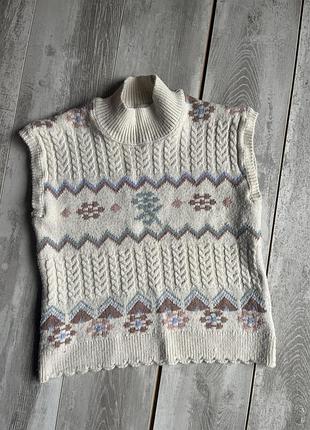 В'язаний жилет laura ashley /