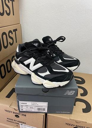 Кроссовки new bаlannсe 9060 black white/изнарь беленс 9060 черные белые 36 37 38 39 40 41
