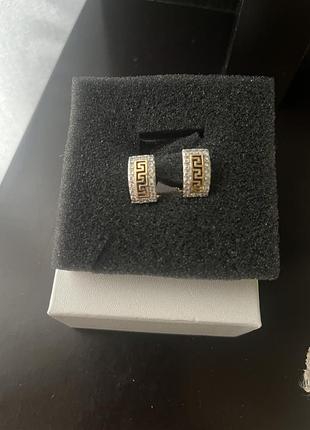 Сережки медичне золото