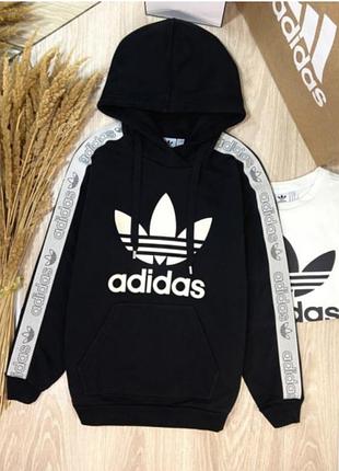 Продам оригинальное худи adidas originals с лампасами и логотипом-трилистником