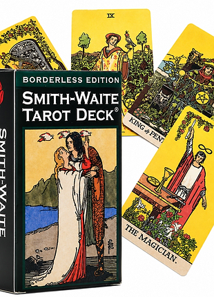 Карти таро сміта-уейта безрамкове (smith-waite tarot borderless)