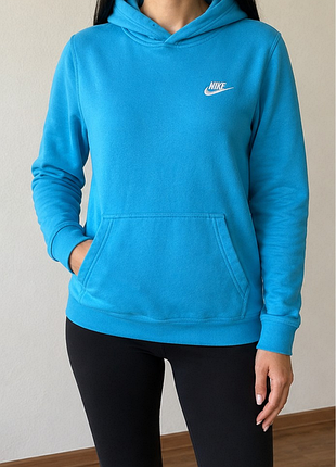 Підліткове чи дівоче худі nike з капюшоном блакитне  158–170 см 12–15 років