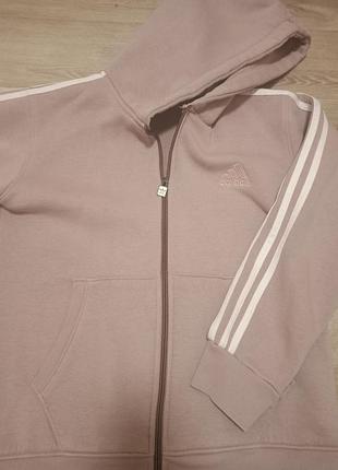 Оригинальное худи adidas essentials 3-stripes full-zip (зип-худи адидас)