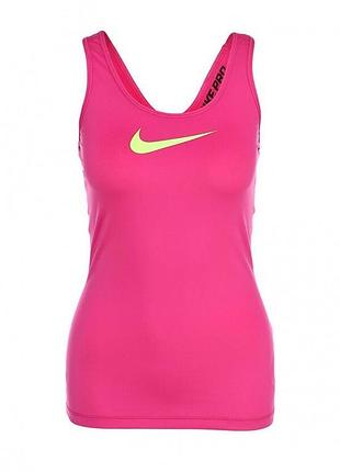 Рожева спортивна майка nike pro m